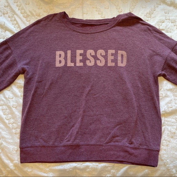 Target Maroon Blessed Sweatshirt 